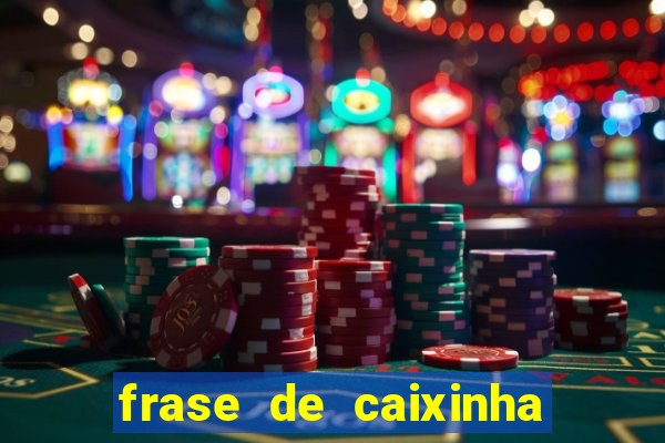 frase de caixinha de natal